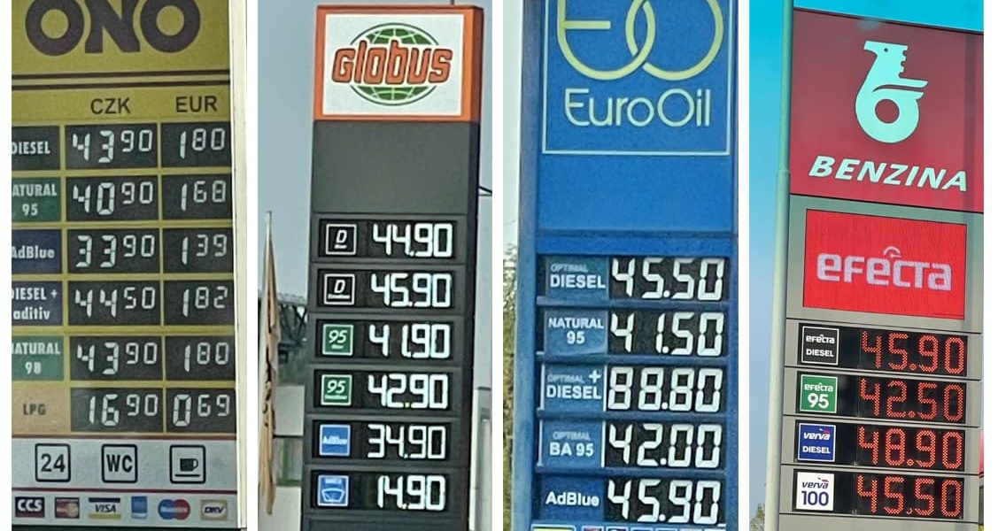 J. Komínek: Zase nám letí ceny paliv nahoru