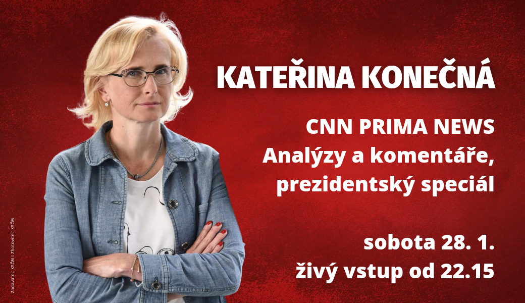 Kateřina Konečná na CNN PRIMA NEWS