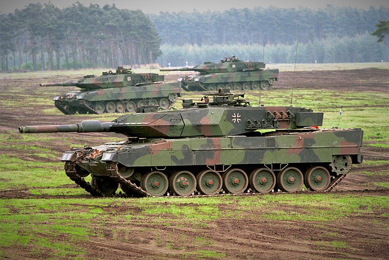 Německé tanky míří na Ukrajinu