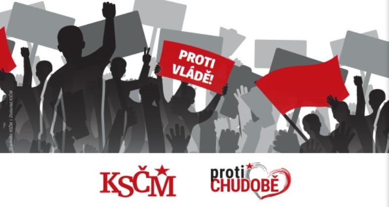 17. září: Další protivládní demonstrace KSČM