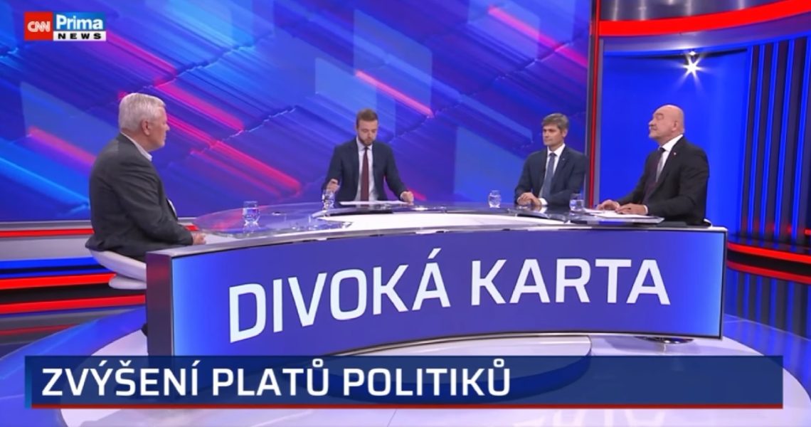 Josef Skála v pořadu Divoká karta na CNN Prima NEWS